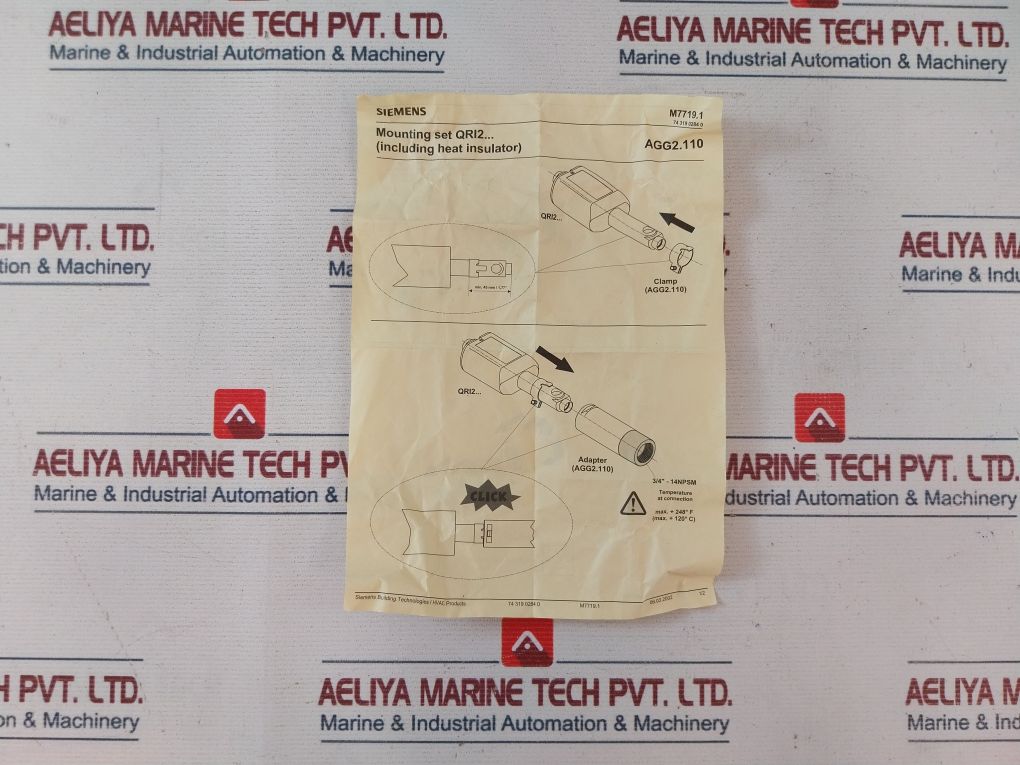 Siemens Agg2.110 Adapter Mounting Set