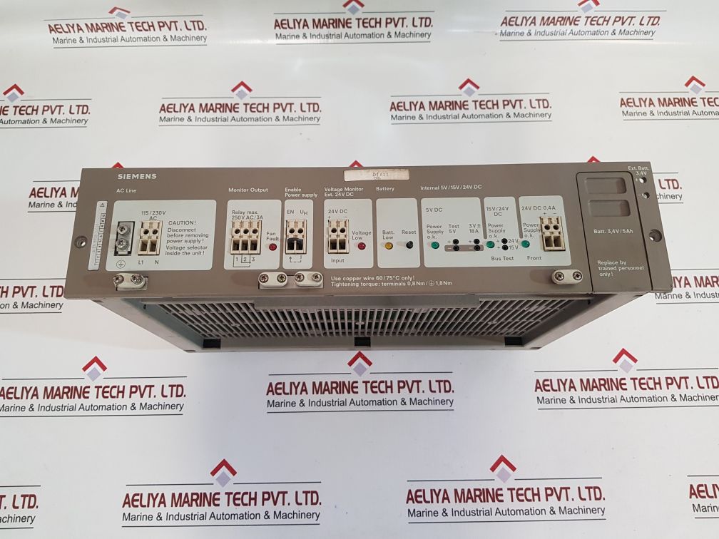 Siemens E115/230 G5/18Wrg Modular Power Supply