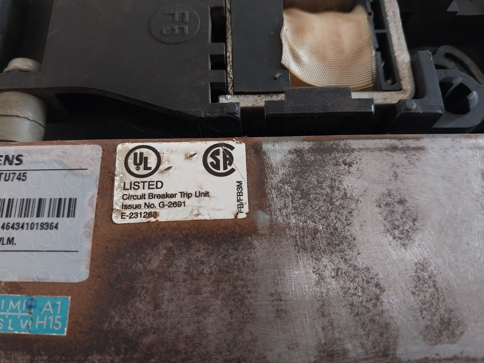 Siemens 3Wl Trip Unit Wletu745