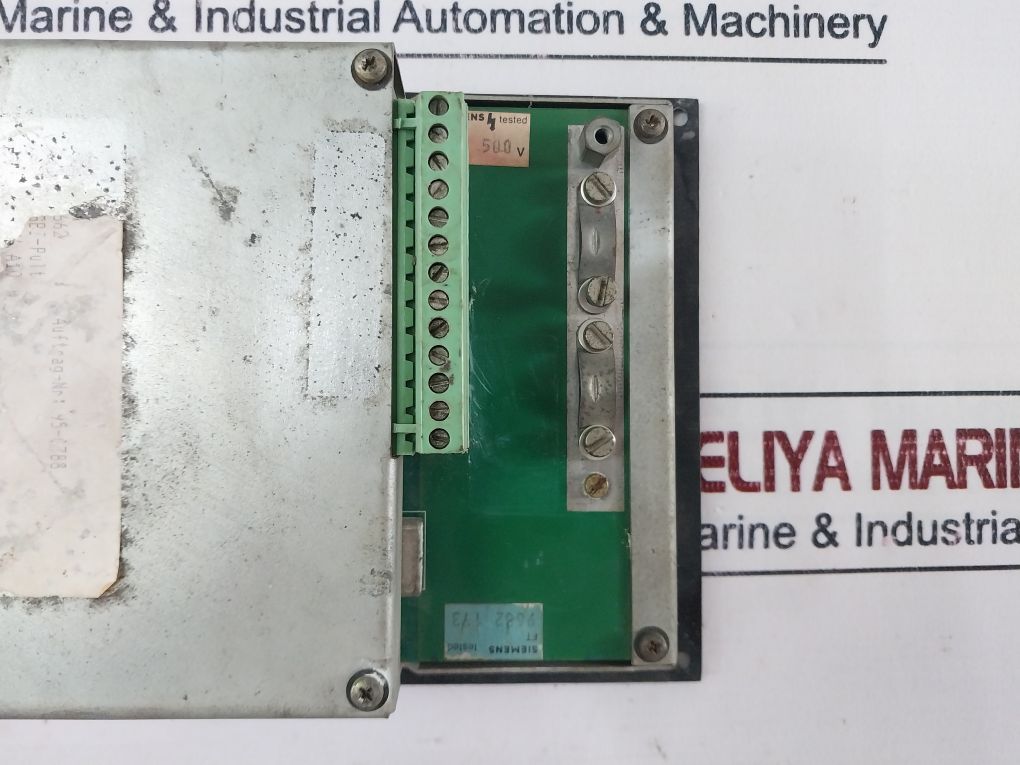 Siemens G24930-a445-a1.2 Eas-tableau Control System Panel