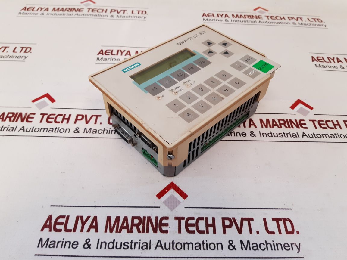 Siemens simatic c7-621 6es7621-1ad02-0ae3 compact interface unit operator panel