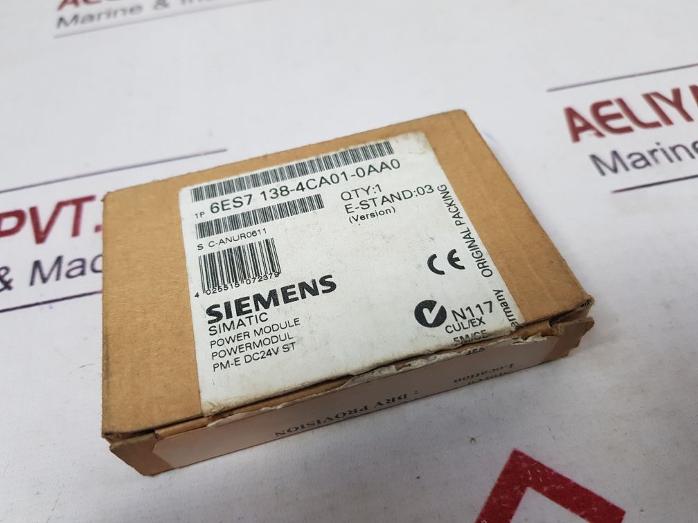 Siemens Simatic S7 6Es7 138-4Ca01-0Aa0 Power Module 312.910.76