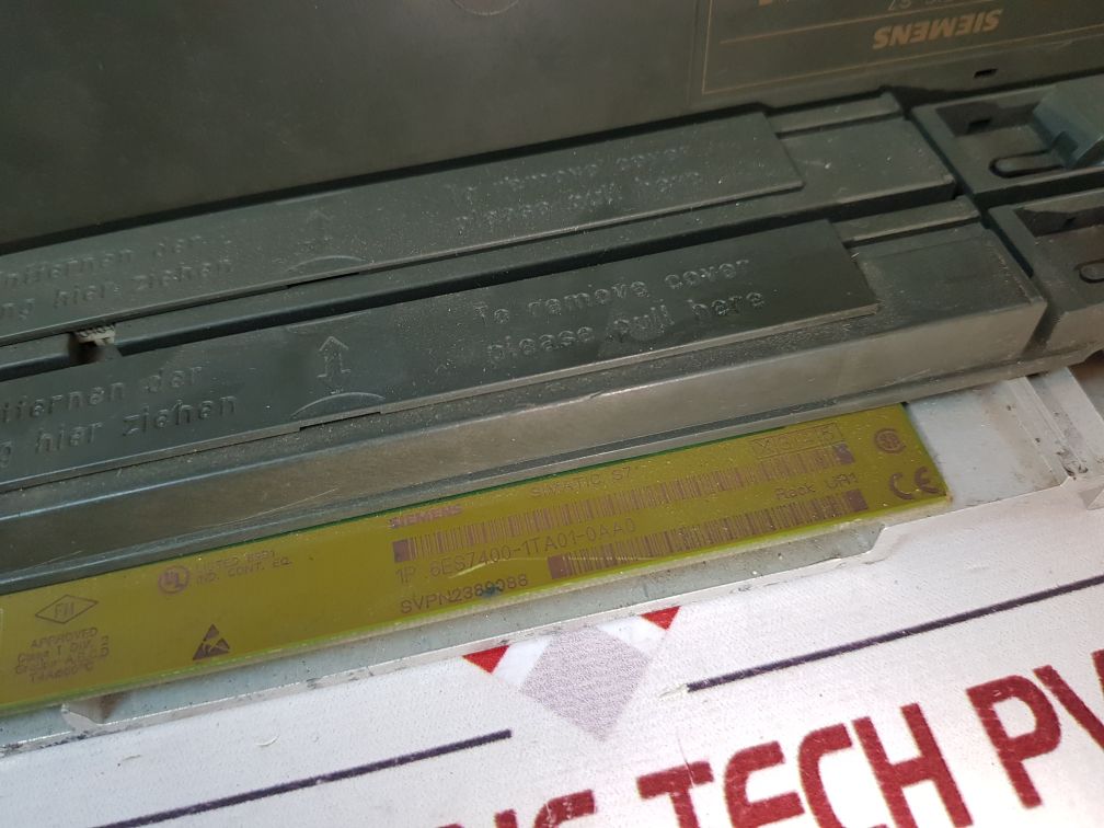 Siemens 6Es7 405-0Ka01-0Aa0,416-3Er05-0Ab0,421-1Bl01-0Aa0,422-1Hh00-0Aa0,431-1Kf10-0Ab0 Plc Rack