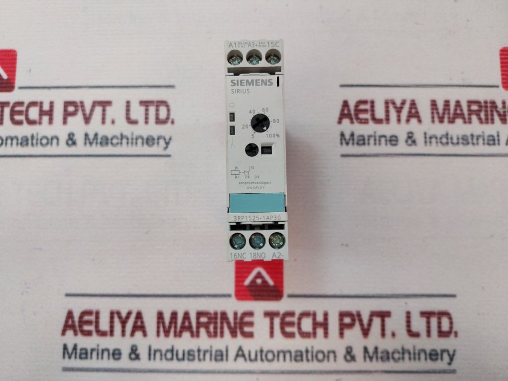 Siemens Sirius 3Rp1525-1Ap30 Time Relay On Delay