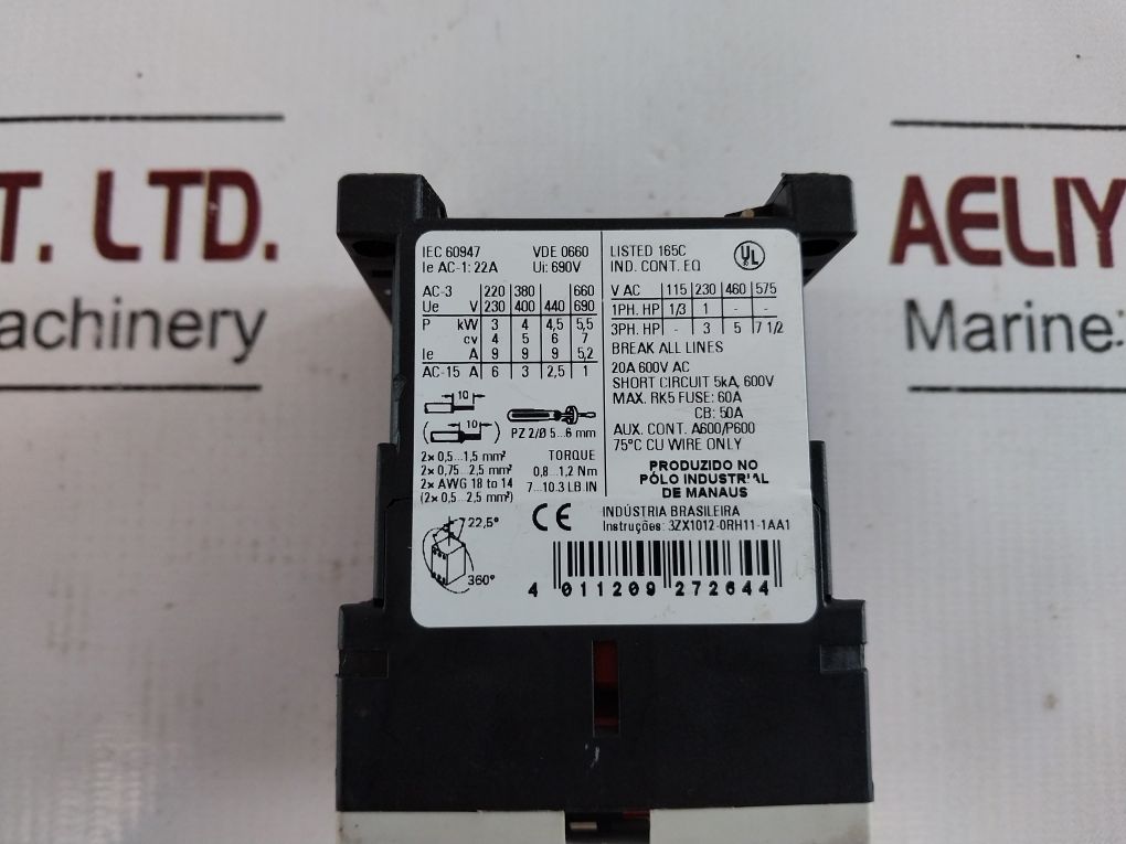 Siemens 3Rt1016-1Ab01 Contactor