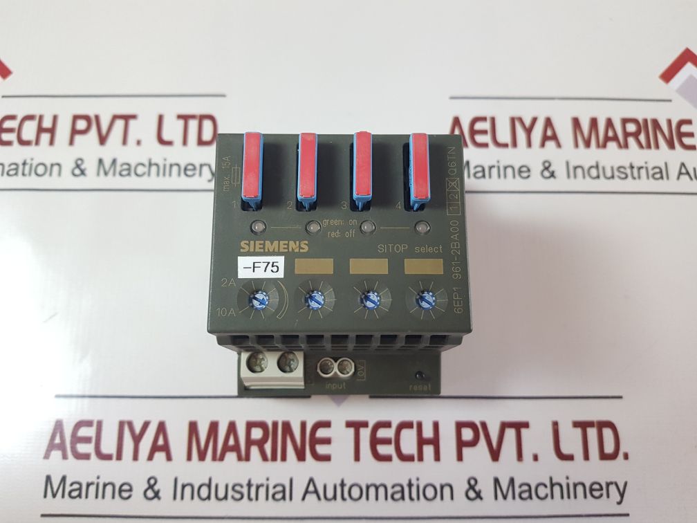 Siemens Sitop Select 6Ep1 961-2Ba00 Diagnostic Module