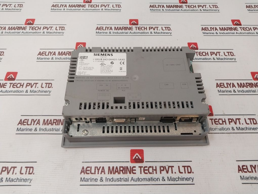 Siemens Tp277-6” Touch Panel 1P 6Av6 643-0Aa01-1Ax0