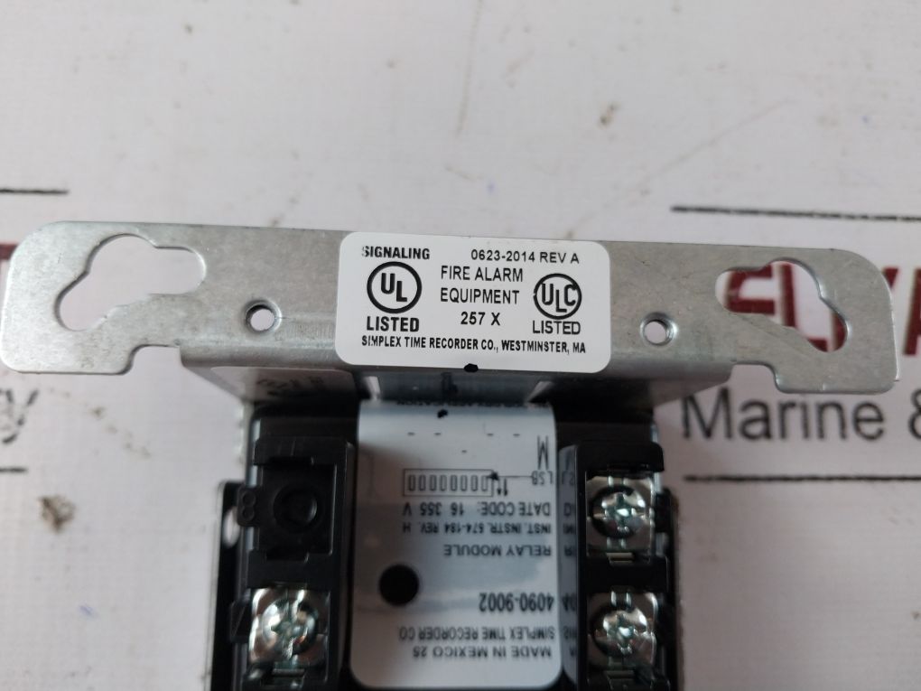 Simplex 4090-9002 Idnet Iam Relay Module Rev. H