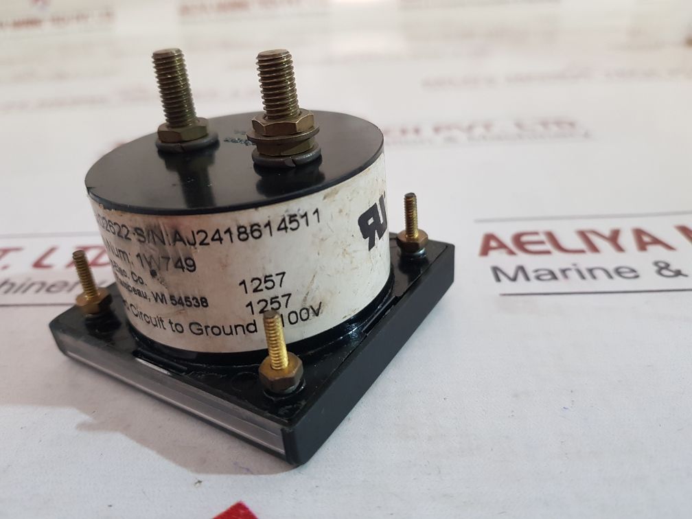 Simpson Es=5A Amperes Panel Meter