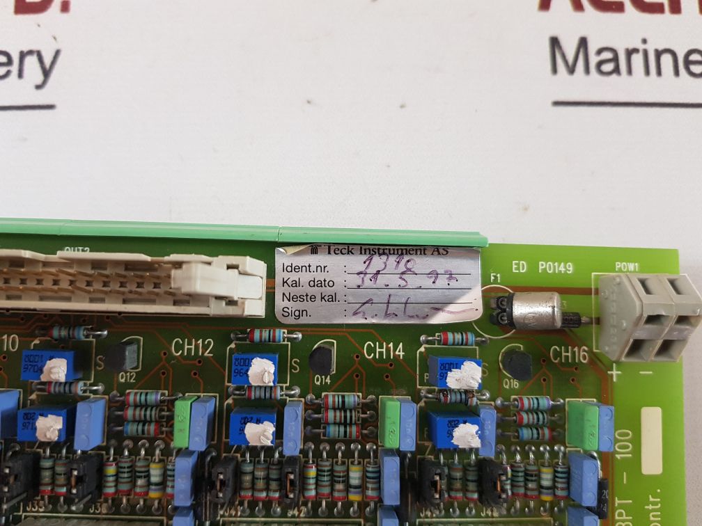 Simrad Albatross Tbpt-100 Interface Board 37924313,37925138