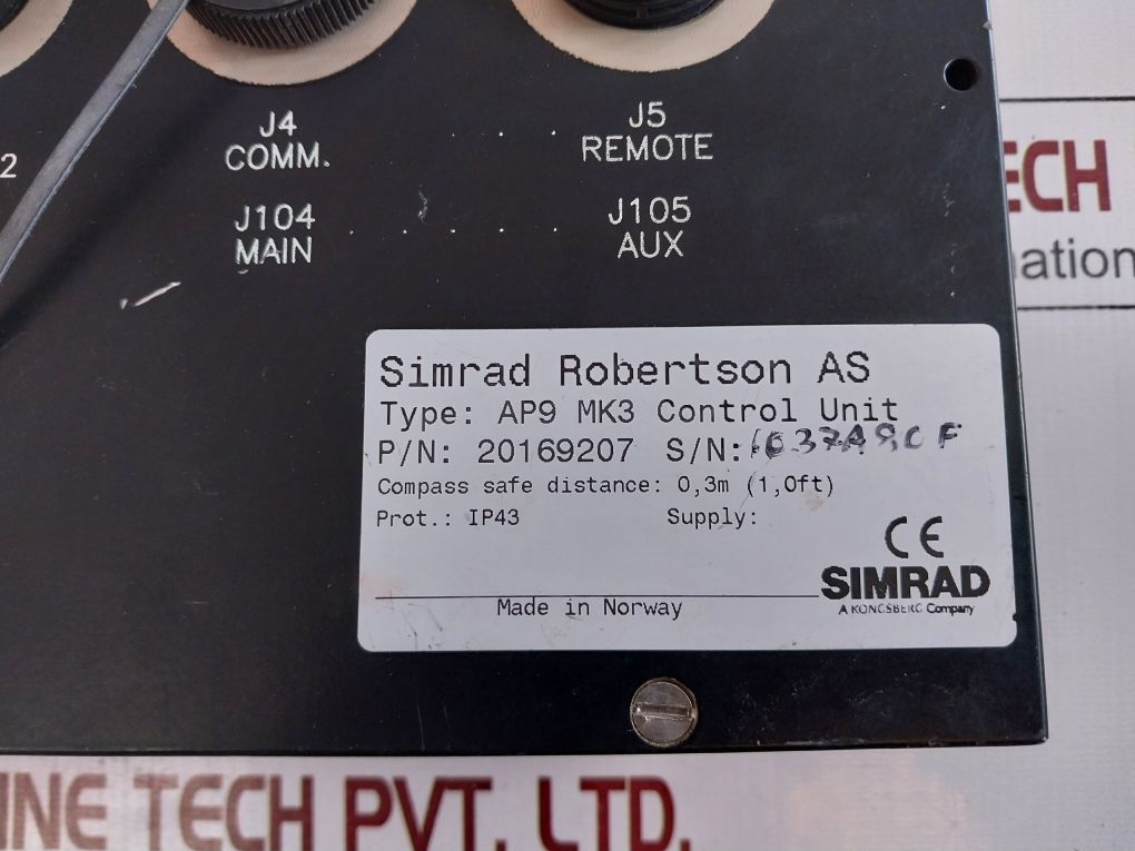 Simrad Robertson 20169207 Control Unit Ap9 Mk3