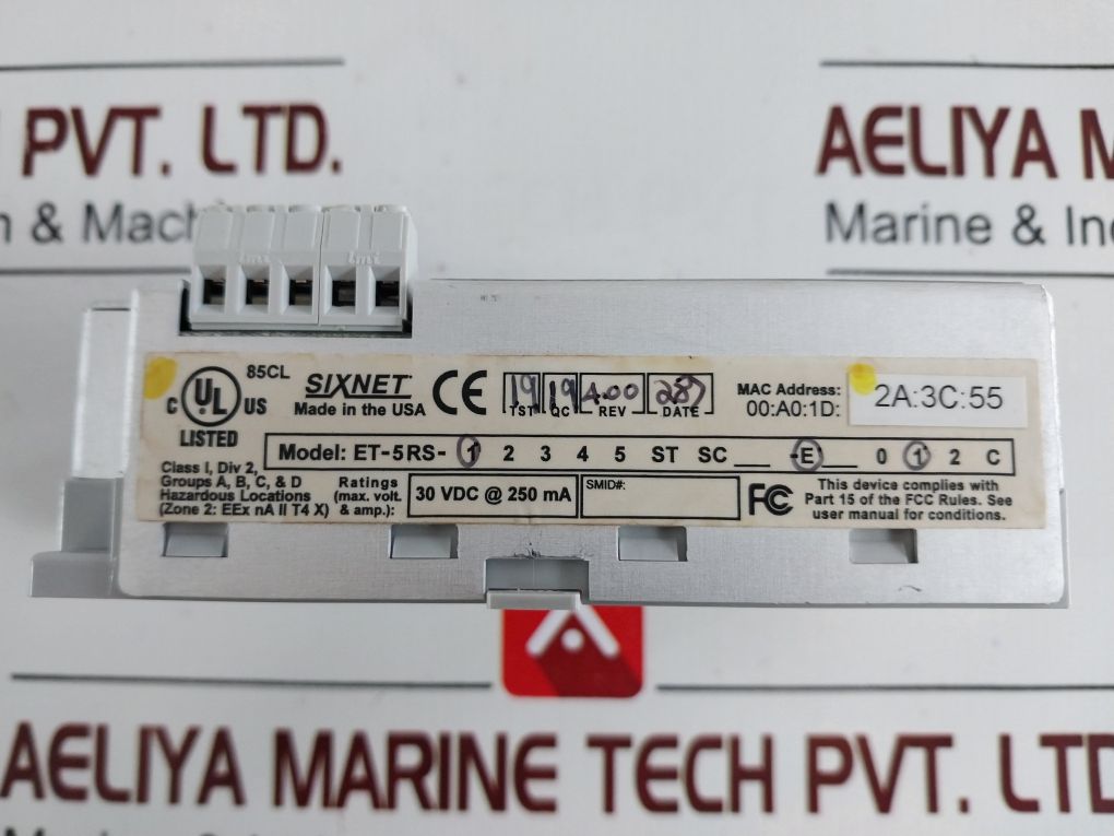 Sixnet Et-5Rs-1-e1 Industrial Ethernet Real-time Ring Switch