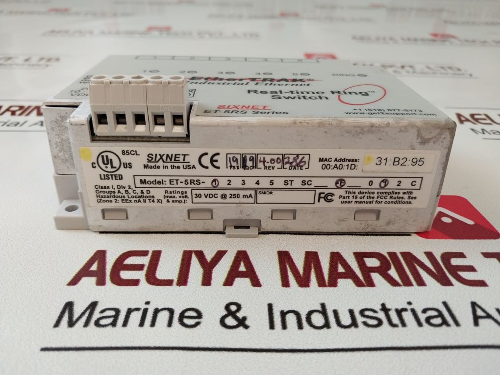 Sixnet Et-5Rs-1-e1 Industrial Ethernet Real-time Ring Switch Et-5Rs