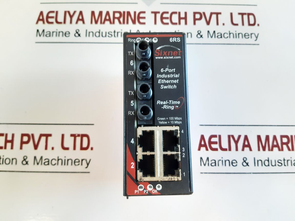 Sixnet Slx-6Rs-4St-d1 6-port Industrial Ethernet Switch