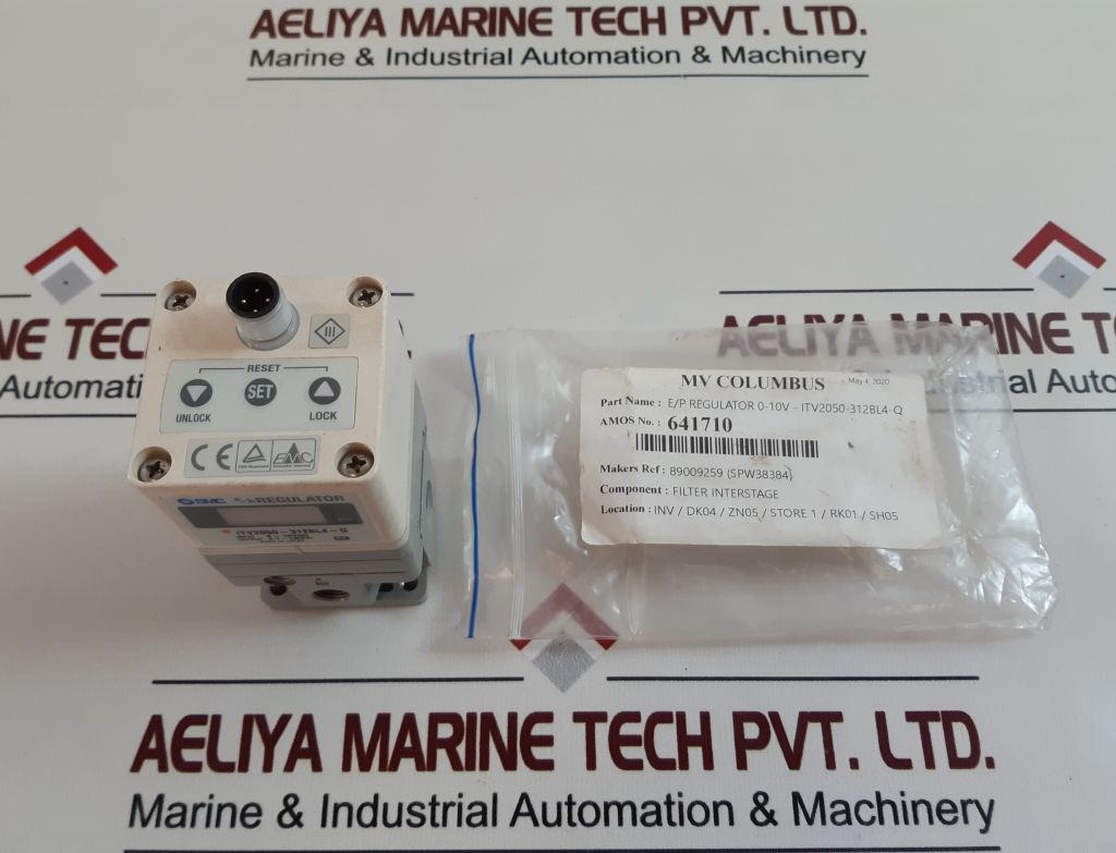 Smc Itv2050-312Bl4-q E/P Regulator