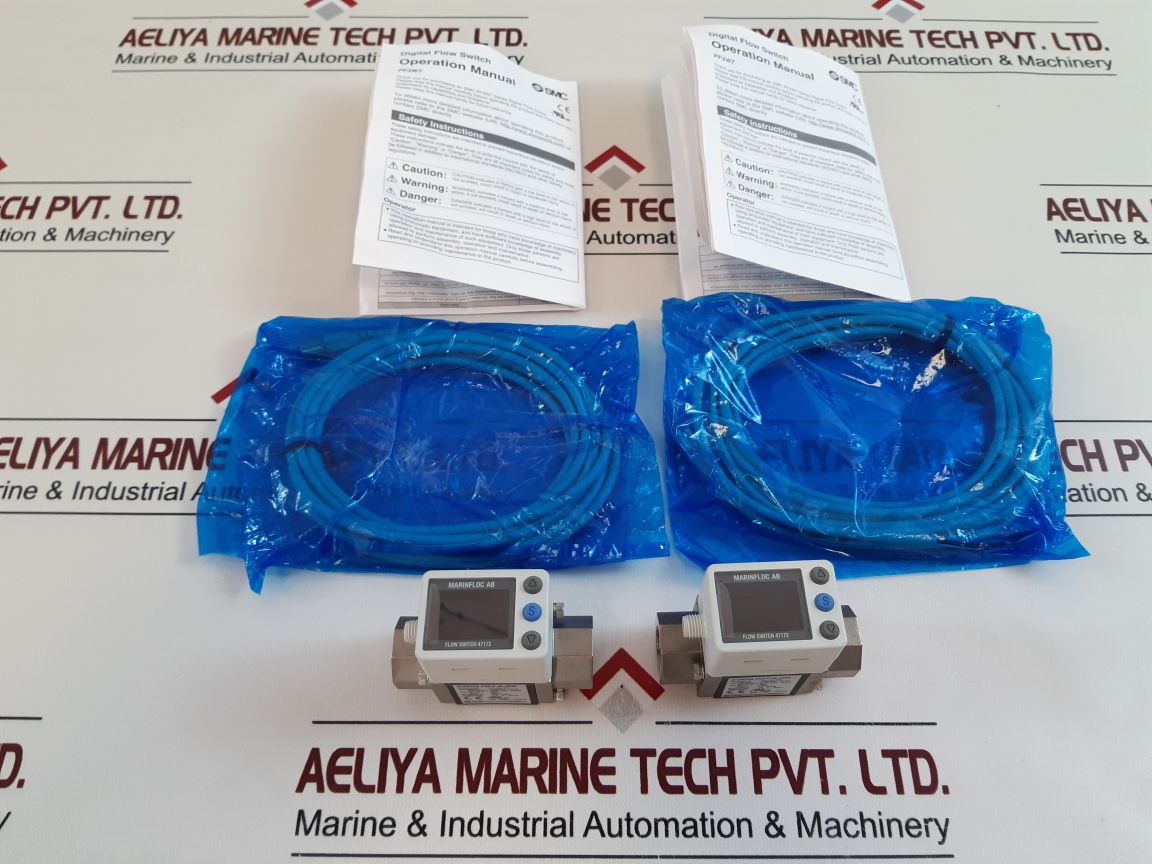 Smc Pf3W704-f03-f-m-x648 Digital Flow Switch