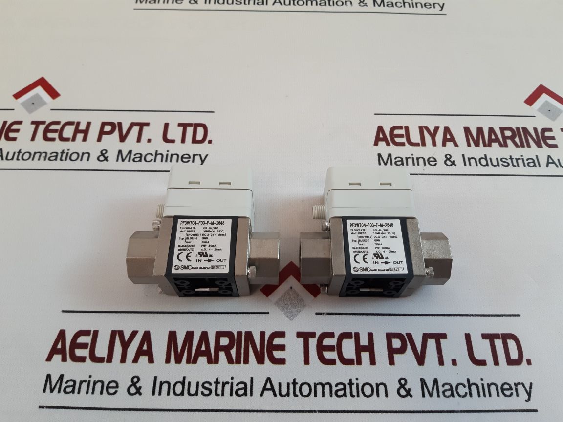 Smc Pf3W704-f03-f-m-x648 Digital Flow Switch