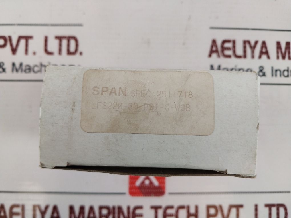 Span 02-1608-t Pressure Gauge 0-30 Psi