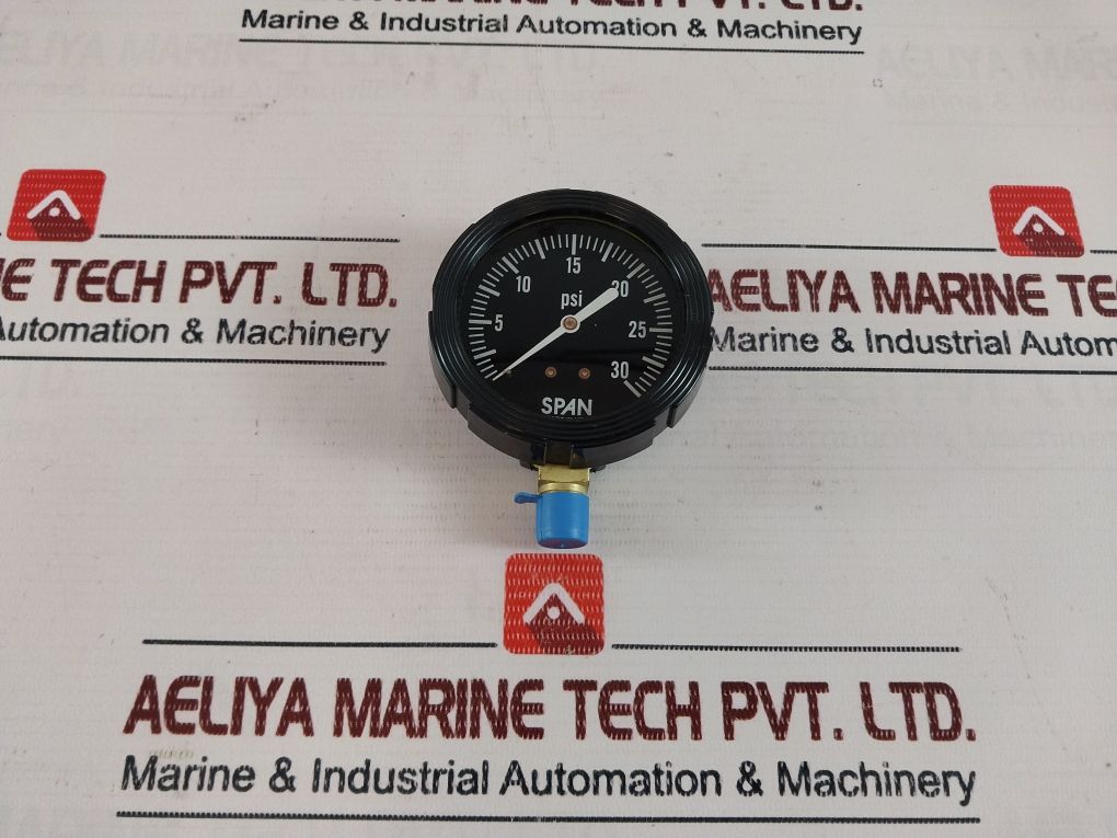 Span 02-1608-t Pressure Gauge 0-30 Psi