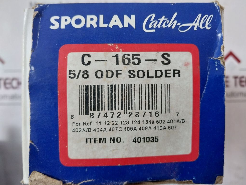 Sporlan C-165-s Refrigeration Filter-drier