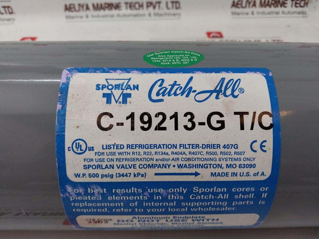 Sporlan C-19213-g T/C Filter Drier