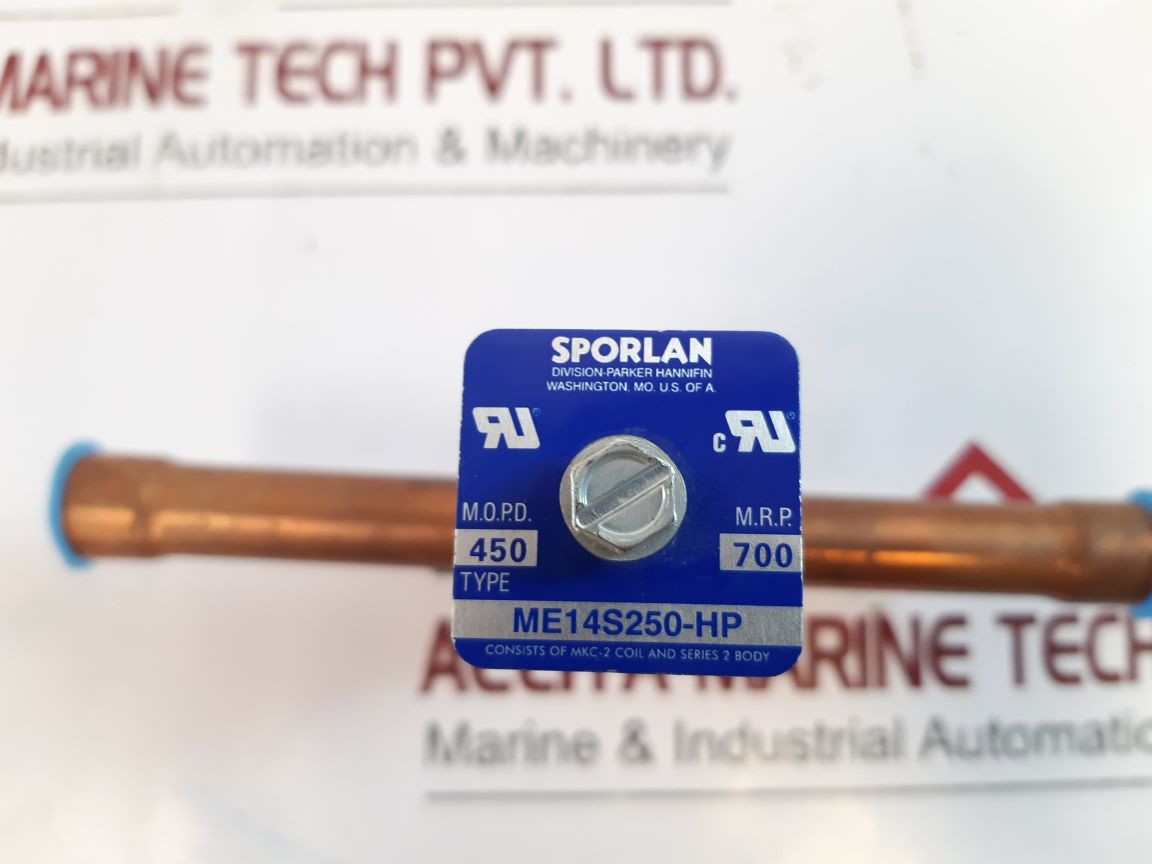 Sporlan Me14S250-hp Solenoid Valve