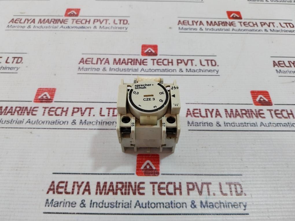Sprecher + Schuh Cze 3 Time Delay Relay 660V Ac 16A