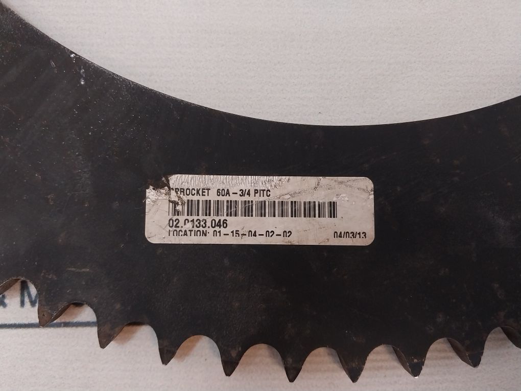 Sprocket 60A-3/4 Pitch Gear Wheel 10232839-001