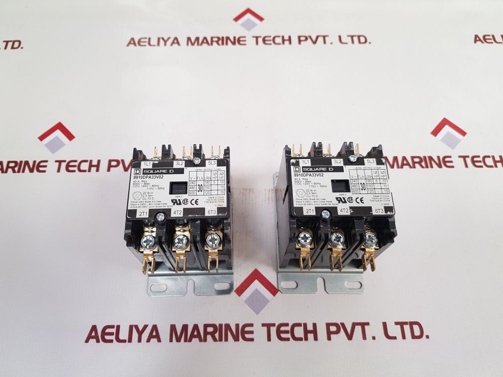 Square D 8910Dpa33V02 Definite Purpose Contactor New