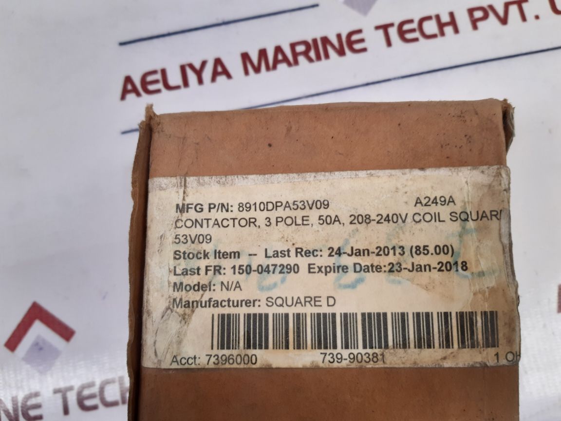 Square D 8910Dpa53V09 Ser B Contactor