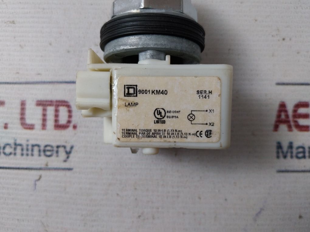 Square D 9001 Km40 Lamp Push Button Switch