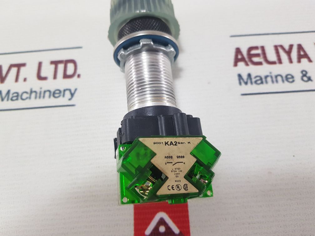 Square D 9001Ka2 Start Button W/Green Boot