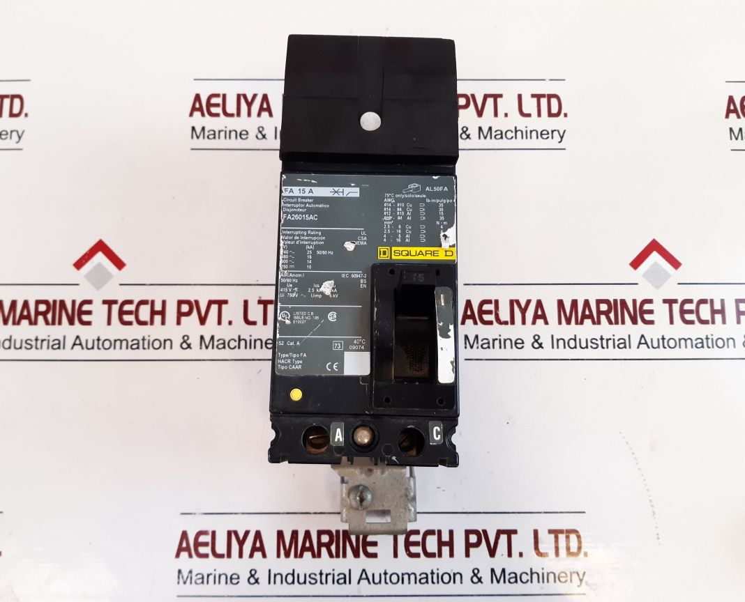 Square D Fa26015Ac Circuit Breaker