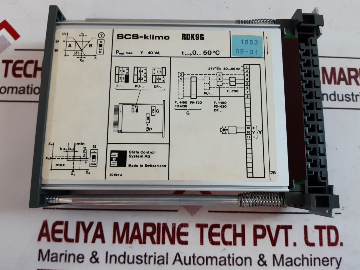 Scs-klimo rdk9g staefa control system