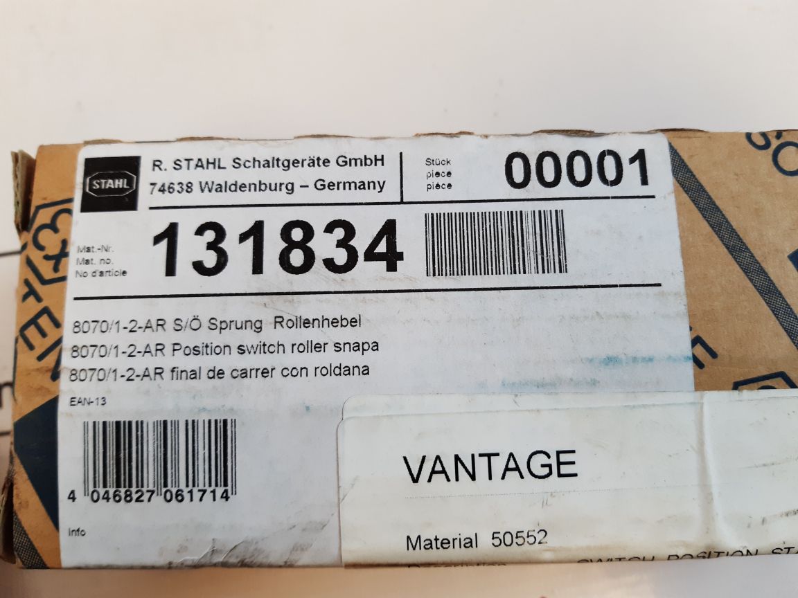 Stahl 80701-2-ar PositionLimit Switch