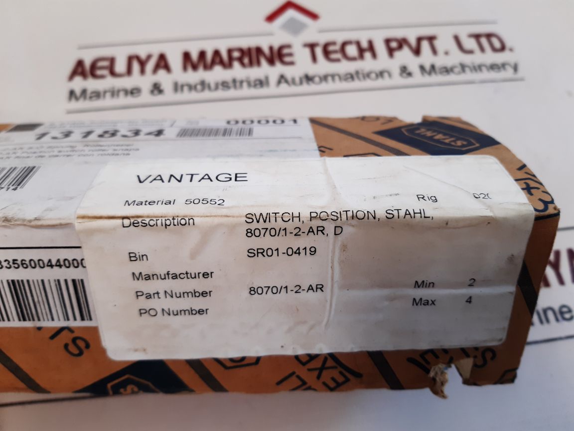 Stahl 80701-2-ar PositionLimit Switch