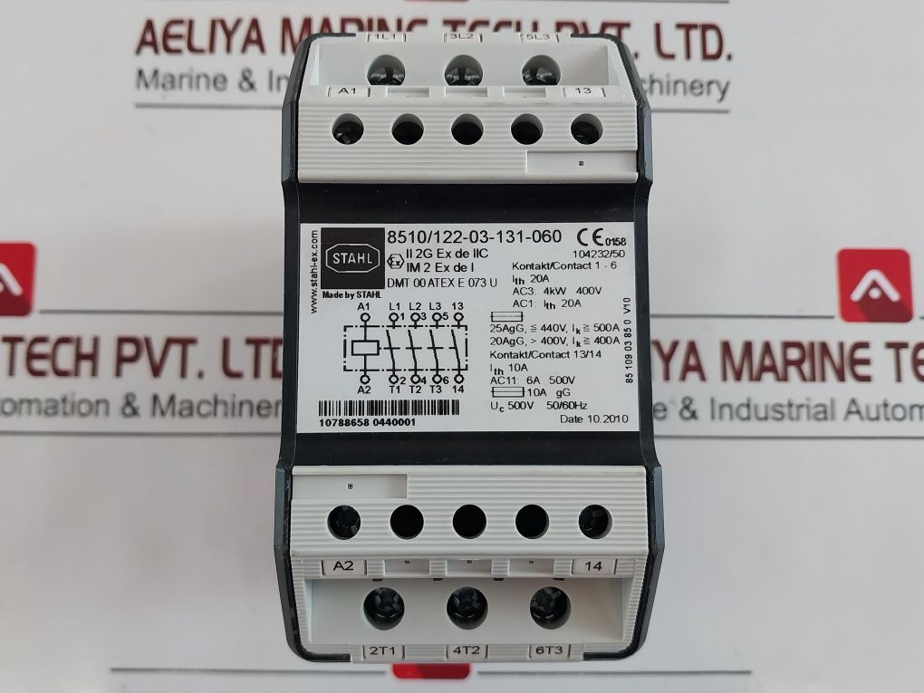 Stahl 8510/122-03-131-060 Contactor 25Agg, 440V, Ik 500A