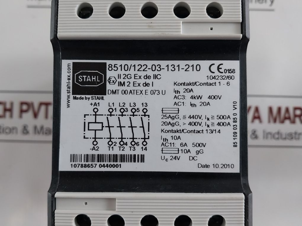 Stahl 8510/122-03-131-210 Contactor