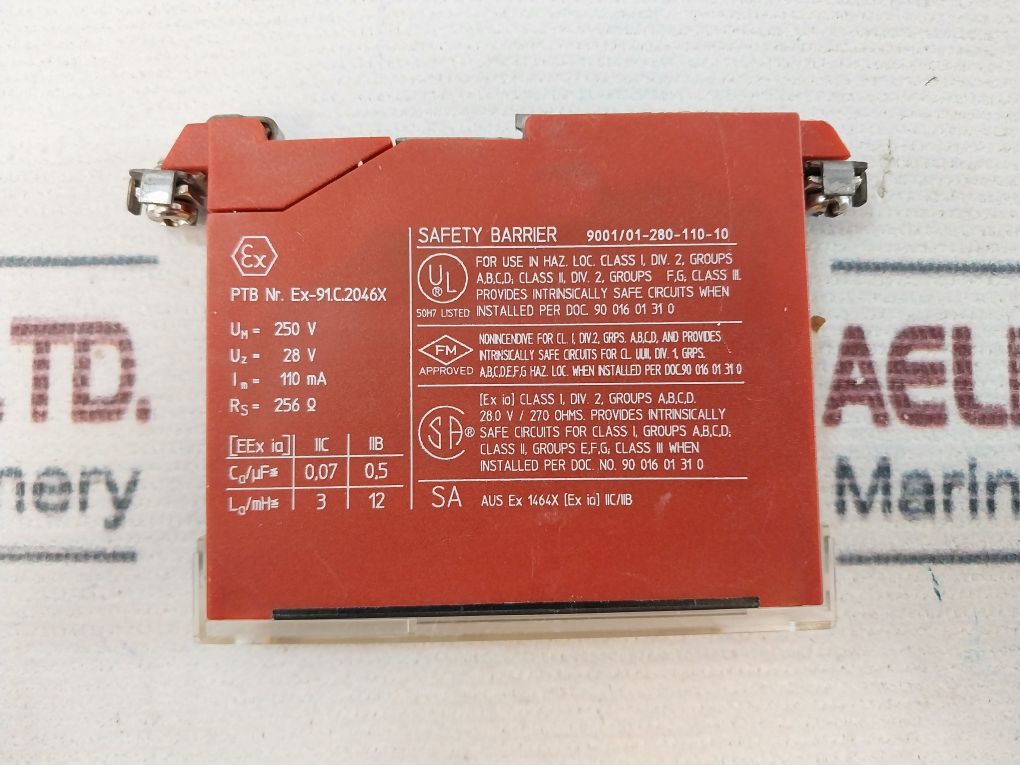 Stahl 9001/01-280-110-10 Safety Barrier 110 Ma