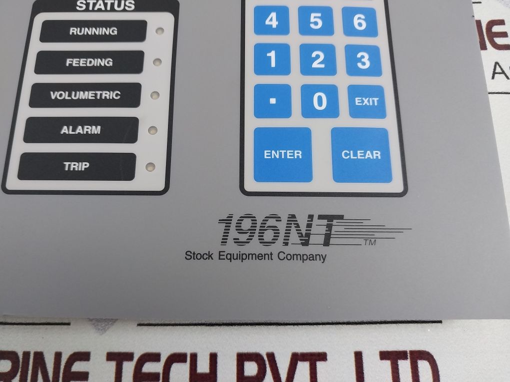 Stock Equipment 196Nt Control Display Panel D28753-1
