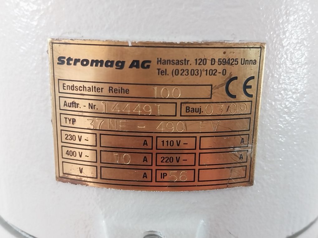 Stromag Ag 37Ne-490 Fv Limit Switch Series 100