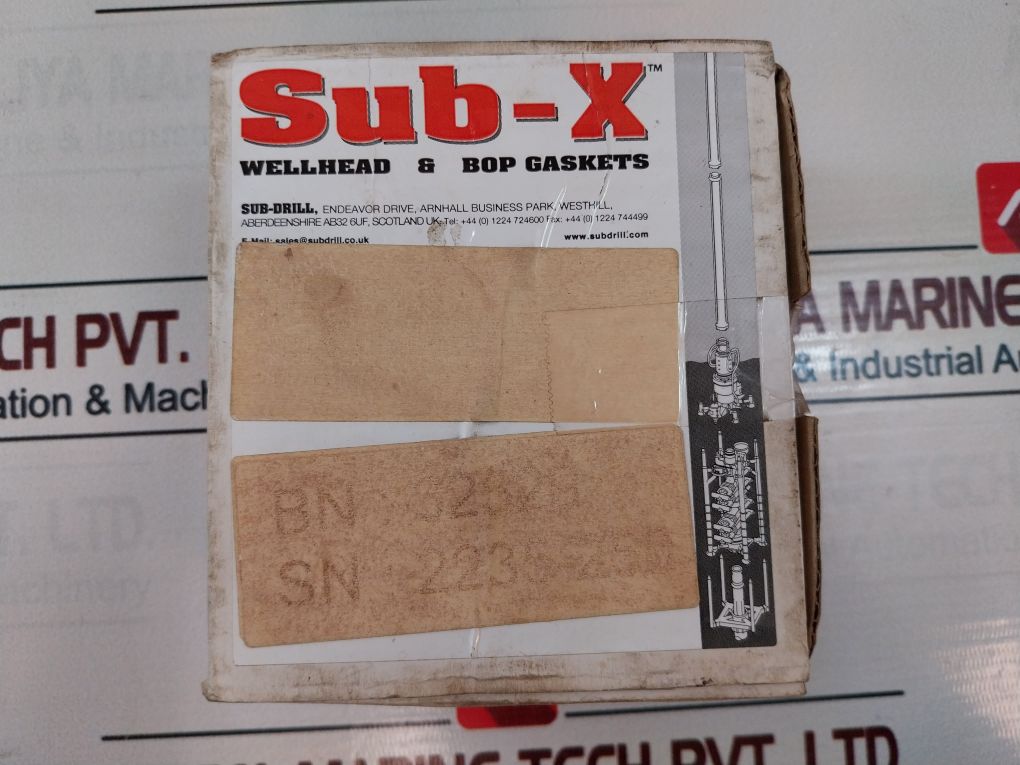 Sub-x Subx3A3 Ring Gasket 3 1/8” - 3 1/16” Wp 15K, Ss E121648