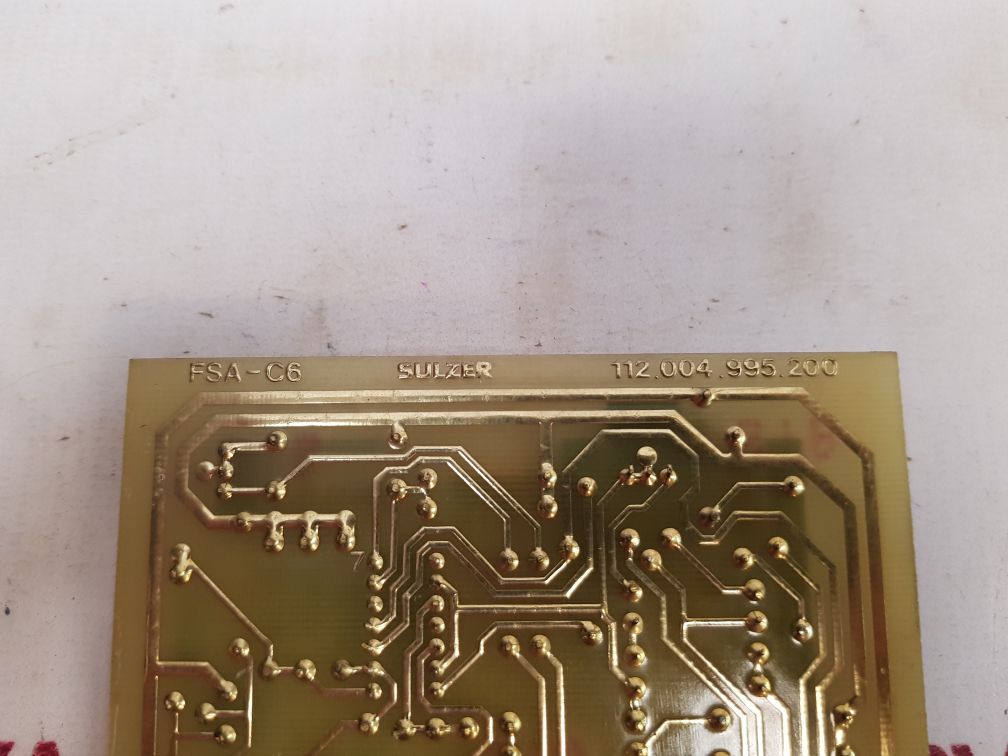 Sulzer Fsa-c6 Pcb Card 112.004.995.200