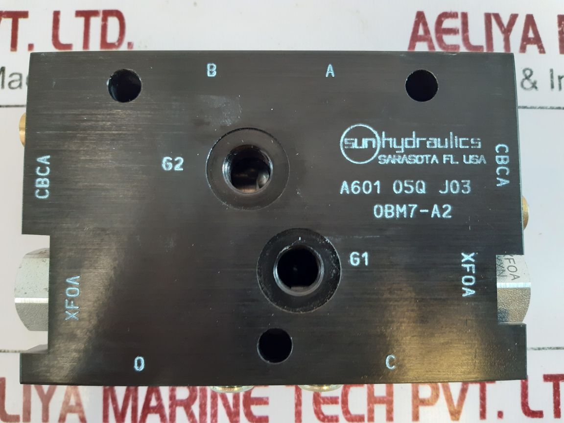 Sun Hydraulics A601 05Q J03 0Bm7-a2