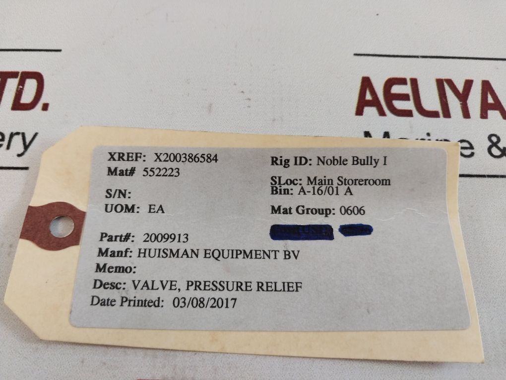 Sun Rdda Lcn Pressure Relief Valve