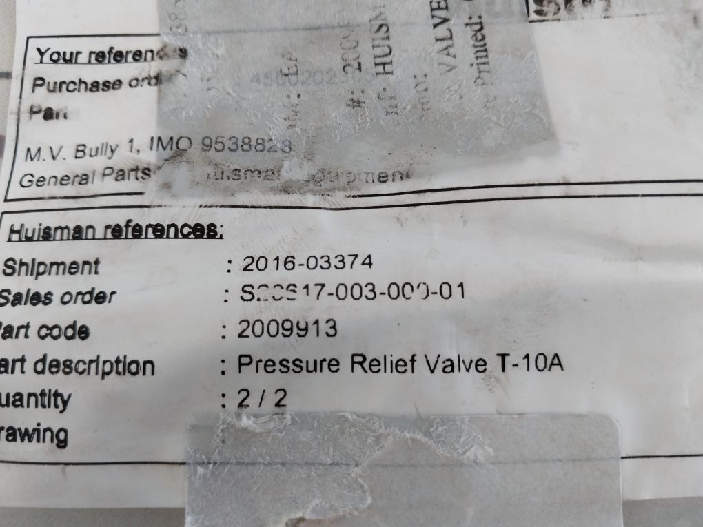 Sun Rdda Lcn Pressure Relief Valve