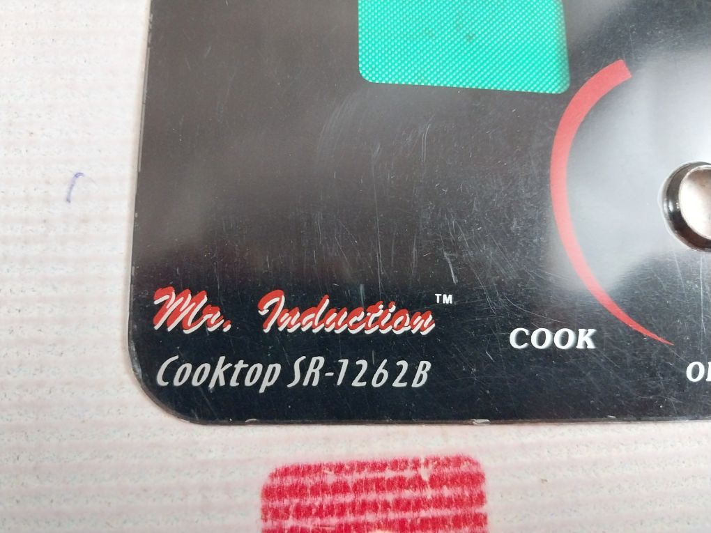 Sunpentown Sr-1262B Control Plate