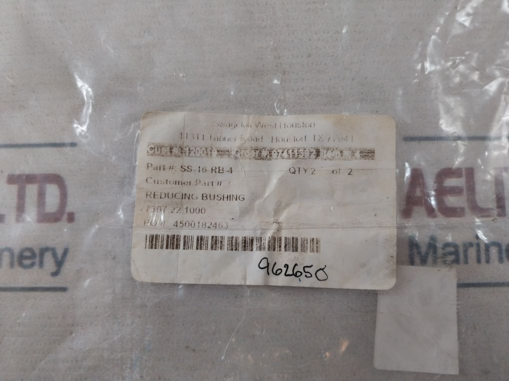 Swagelok Ss-16-rb-4 Reducing Bushing Pipe Hex 1 In Mnpt X 1/4 In Fnp