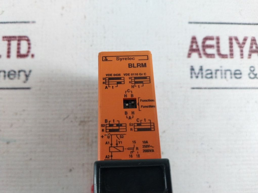 Syrelec Blrm Timer Relay 10A 250V