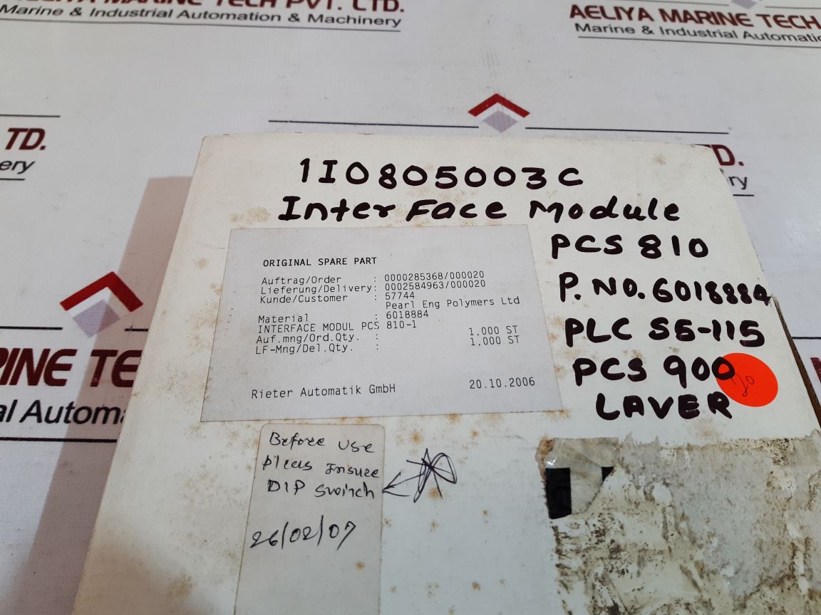 System Lauer Interface Module Pcs 810-1